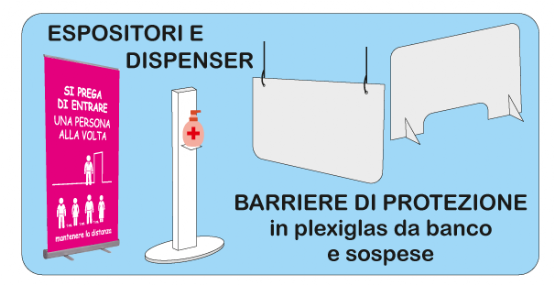 espositori, dispenser, plexiglas